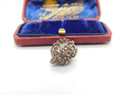 Sterling Silver Prickly Hedgehog Charm Pendant Vintage c1970