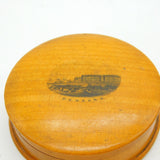 Victorian Treen Tunbridge Ware Pensarn Snuff Box Antique c1890