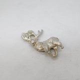 Sterling Silver Monarch of the Glen Stag Charm Pendant Vintage c1970