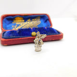 Sterling Silver Windmill Charm Pendant Vintage c1970