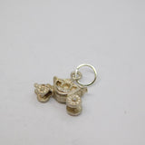 Sterling Silver Fairytale Cinderella Carriage Charm Pendant Vintage c1970