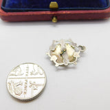 Sterling Silver Triskelion Medallion Charm Pendant Vintage c1970