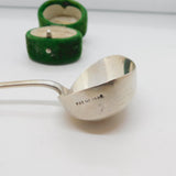 Edwardian Sterling Silver Deep Bowl Medicine Spoon Antique 1908 Sheffield