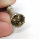 Sterling Silver Engine Turned Cigar Piercer Fob Vintage 1968 Birmingham