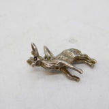 Sterling Silver Buck Deer Charm Pendant Vintage c1970s