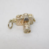Sterling Silver Opening Couple in the Camera Charm Pendant Vintage c1970
