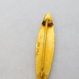 Edwardian 9ct Yellow Gold 'Baby' Christening Brooch Antique c1910s