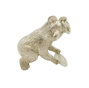 Sterling Silver Bear Butler Charm Pendant Vintage c1970