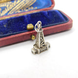 Sterling Silver Blackpool Tower Charm Pendant Vintage c1970