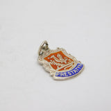 Sterling Silver Prestatyn Enamel Shield Souvenir Charm Pendant Vintage c1970