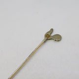 Sterling Silver Colourful Enamel Chicken Terminal Cocktail Stick Antique