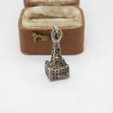 Sterling Silver Blackpool Tower Charm Pendant Vintage c1970