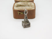 Sterling Silver Blackpool Tower Charm Pendant Vintage c1970