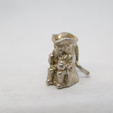 Sterling Silver Toby Jug Charm Pendant Vintage c1970