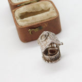 Sterling Silver Good Luck Wishing Well Charm Pendant Vintage c1970
