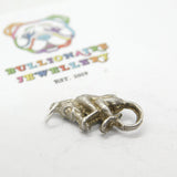 Sterling Silver 'Monkey & Banana' Charm Vintage c1960