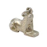 Sterling Silver Egyptian Sphinx Charm Pendant Vintage c1970