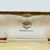 Edwardian Moroccan Tooled Leather Jewellery Box 'Reid & Sons, Newcastle' Antique