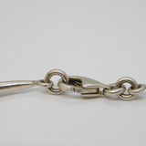 Studio Sterling Silver Modernist Cast Panel Necklace Vintage c1970s