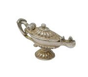 Sterling Silver Genie in the Lamp Charm Pendant Vintage c1970