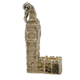 Sterling Silver Big Ben London Charm Pendant Vintage c1970