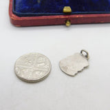 Sterling Silver and Coloured Enamel Travel Shield Rhyl Charm Vintage c1970