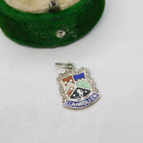 Sterling Silver Llangollen Enamel Charm Pendant Vintage c1970