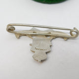 WWII Sterling Silver Royal Artillery Sweetheart Brooch Antique c1940