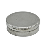 Art Deco Sterling Silver Circular Patch Box Antique 1918 Birmingham