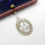 Sterling Silver 21st Birthday Charm Pendant Vintage c1970