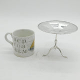 Edwardian Sterling Silver Novelty Table Tazza Dish Antique 1909 Sheffield