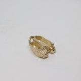 Sterling Silver Slipper Shoes Charm Pendant Vintage c1970