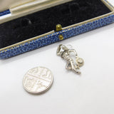 Sterling Silver Dancing Spanish Figure Charm Pendant Vintage c1970