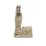 Sterling Silver Big Ben Charm Pendant Vintage c1970