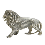 Cast Sterling Silver Walking Lion Figurine Ornament Vintage 1969 London