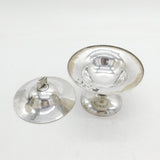 Irish Victorian Sterling Silver Communion Wafer Holder & Cover Antique Dublin