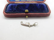 Sterling Silver Venetian Gondolier Charm Pendant Vintage c1970