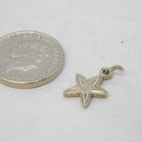 Sterling Silver Starfish Charm Pendant Vintage c1970