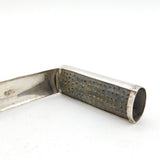 George III Sterling Silver Sussex Regiment Travelling Nutmeg Grater Antique