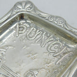 Victorian Sterling Silver Mr Punch Novelty Pin Dish Antique 1896 Birmingham