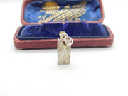 Sterling Silver Westminster Abbey Charm Pendant Vintage c1970