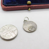 Sterling Silver Chenonceaux France Charm Pendant Vintage c1970