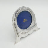 Edwardian Sterling Silver Floral Photo Frame Antique 1904 London