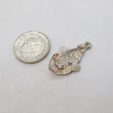 Sterling Silver Clown Head Charm Pendant Vintage c1970s