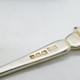 Sterling Silver Seal Top Terminal Mustard Spoon Antique 1919 London