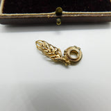 Silver Gilt Dream Catcher Charm Pendant Vintage c1970