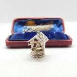Sterling Silver Magic Wishing Well Charm Pendant Vintage c1970