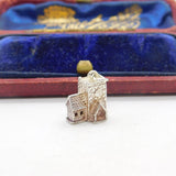 Sterling Silver Traditional Church Charm Pendant Vintage c1970