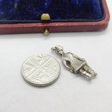 Sterling Silver Scottish Highlander Charm Pendant Vintage c1970