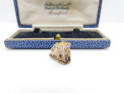 Sterling Silver Opening Couple in the Church Charm Pendant Vintage c1970